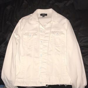 White denim jacket